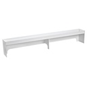 TrippNT Fume Hood Shelf, Polyethylene, 36"W X 5-7/8"D X 8"H, White